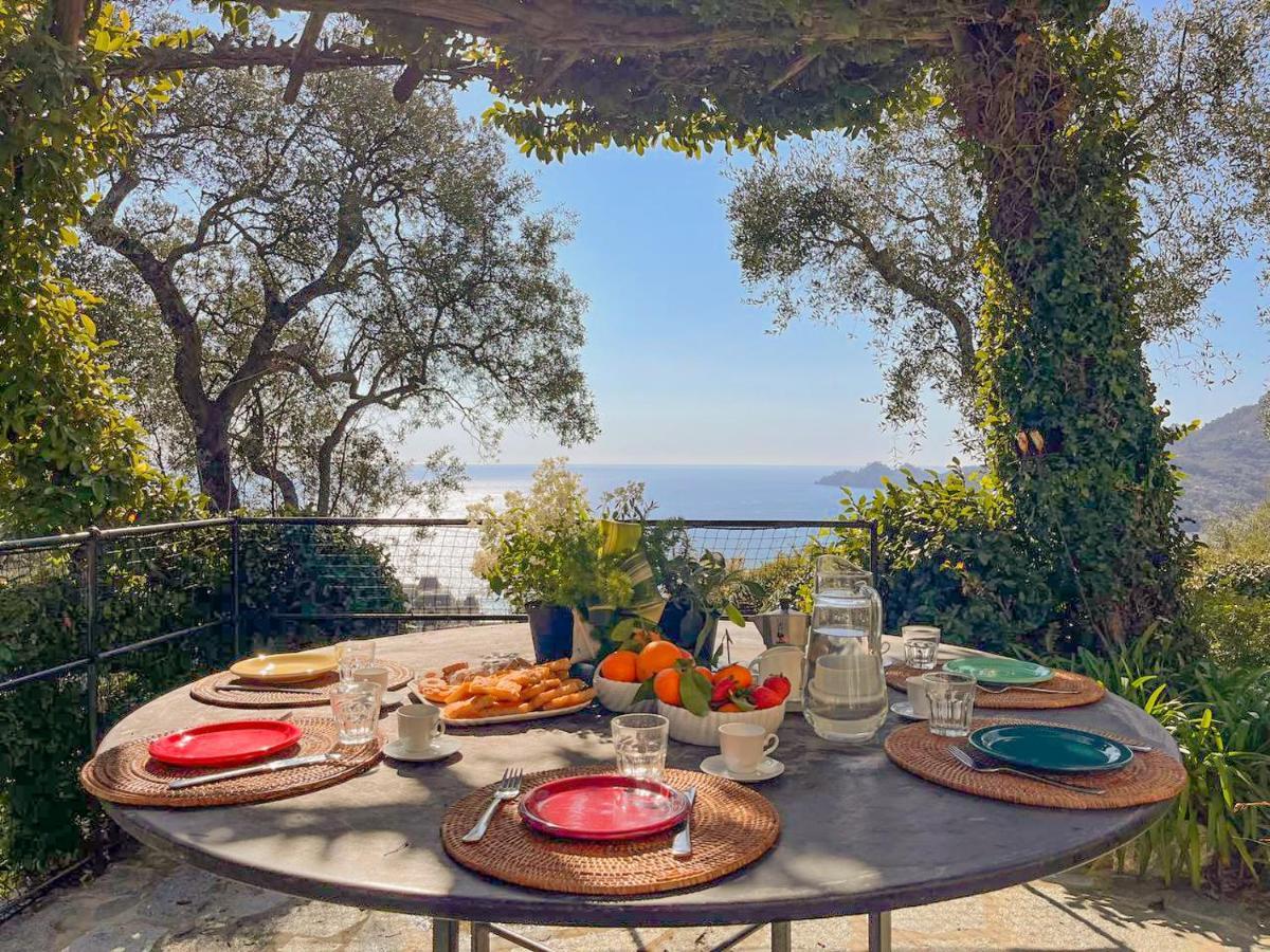 L'Uliveto Di Santa Con Piscina Villa Santa Margherita Ligure Bagian luar foto